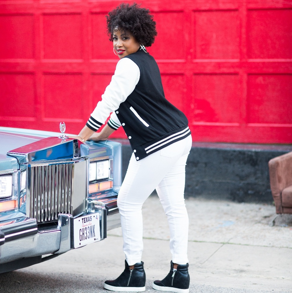 Varsity Jacket, Black & White
